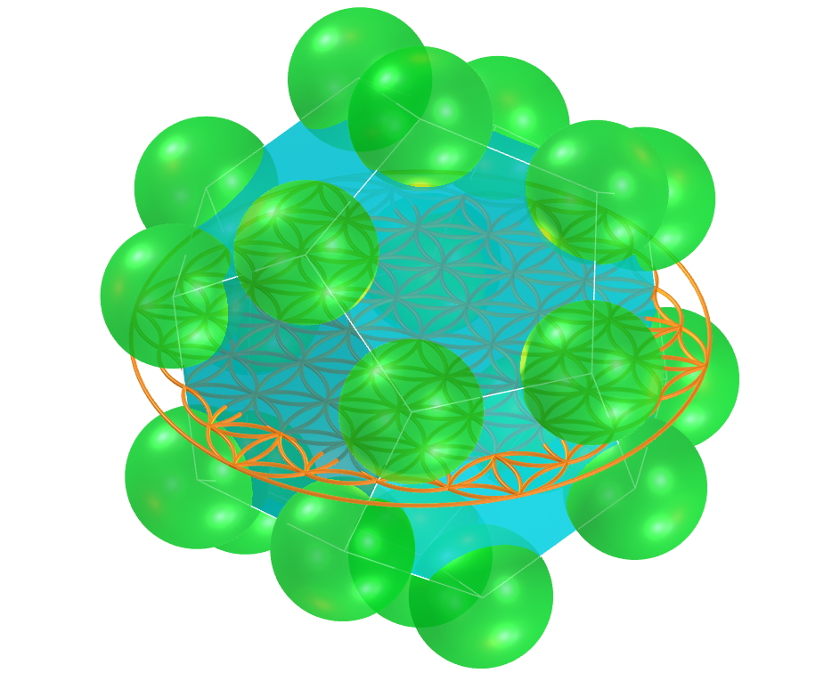 Flower of life - dodecahedron