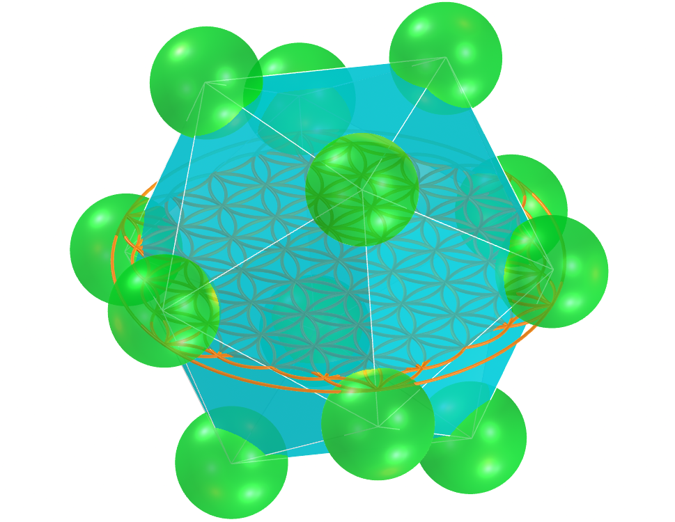 Flower of life - icosahedron