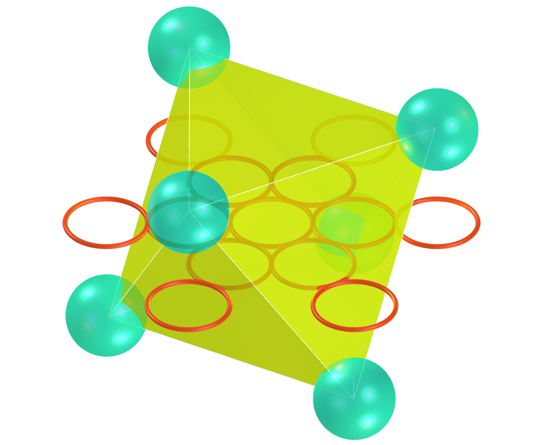 Fruit of life - octahedron