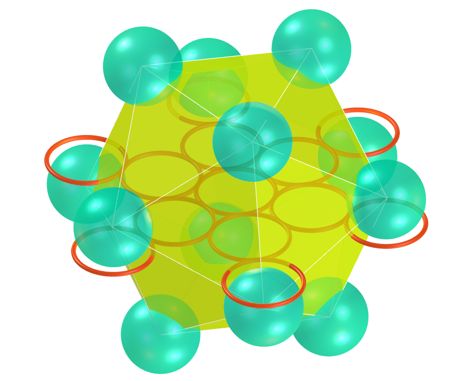 Fruit of life - icosahedron