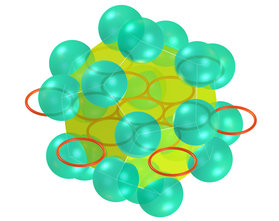 Fruit of life - dodecahedron