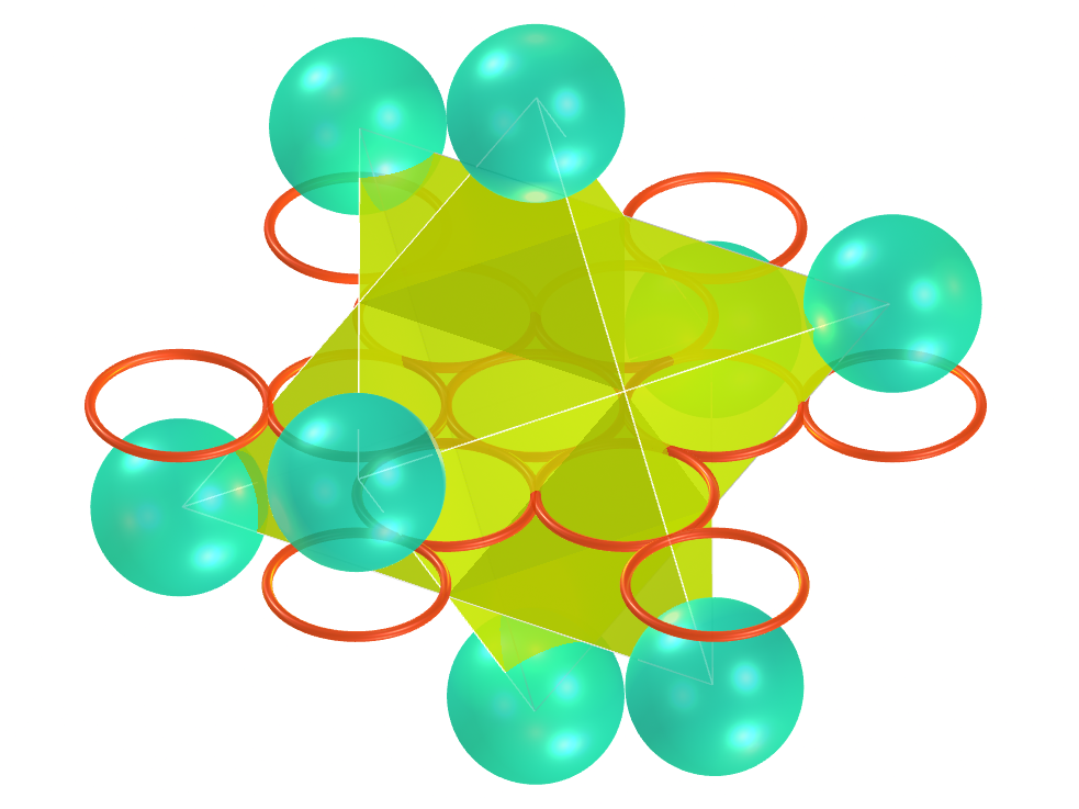 Fruto da vida - tetraedro estrelado