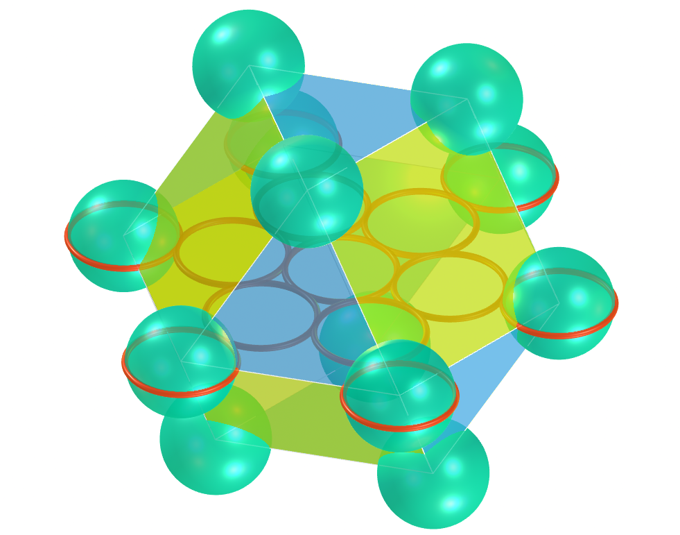 Fruit of life - cuboctahedron