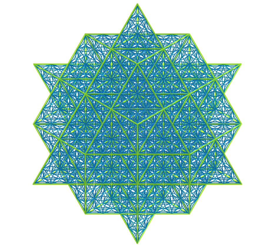 Grade da vida com o símbolo da Flor da vida