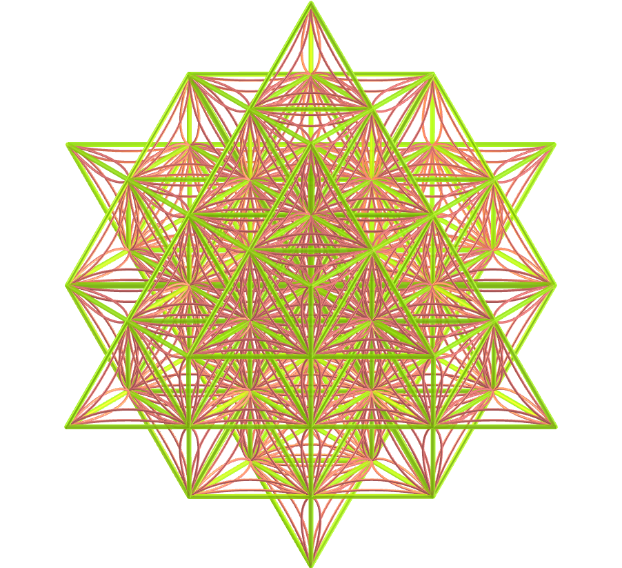 Grade da vida com o símbolo da Flor da vida
