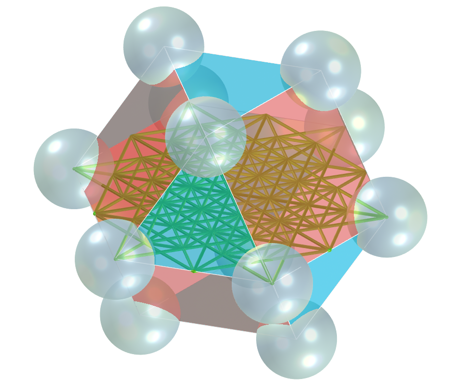 Grid of life - cuboctahedron