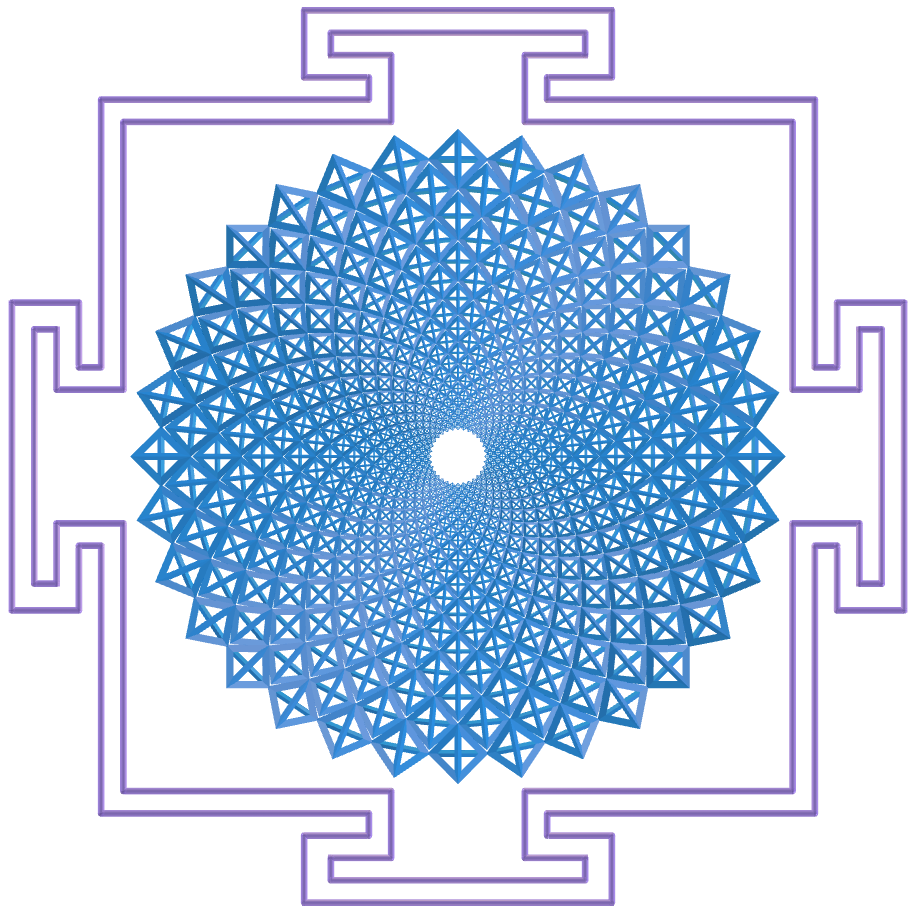 Sahasrara Yantra with Regular maps