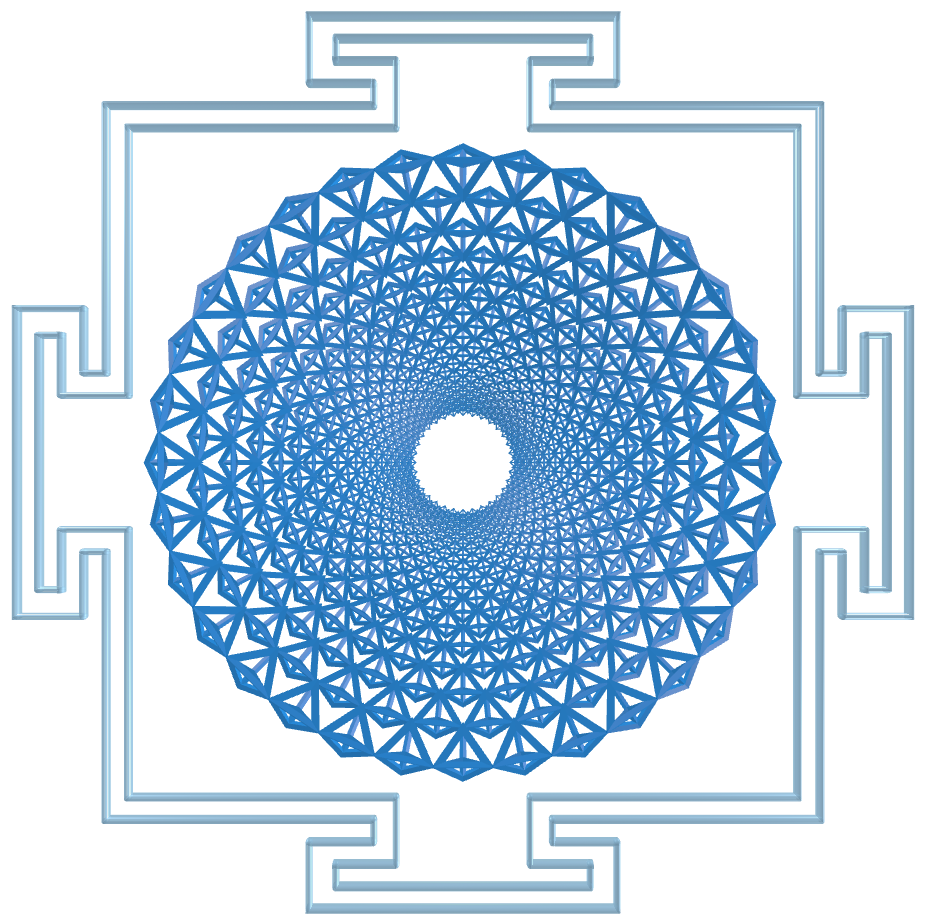 Sahasrara Yantra with Regular maps