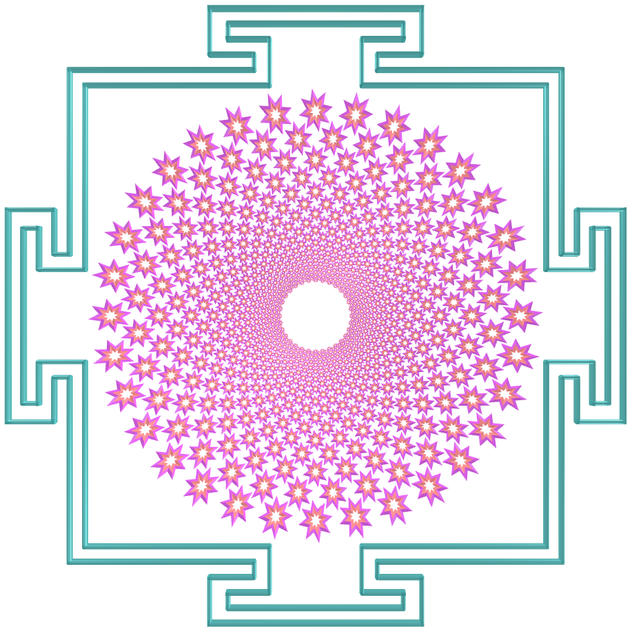 Sahasrara Yantra with regular tetragonal stellated toroids