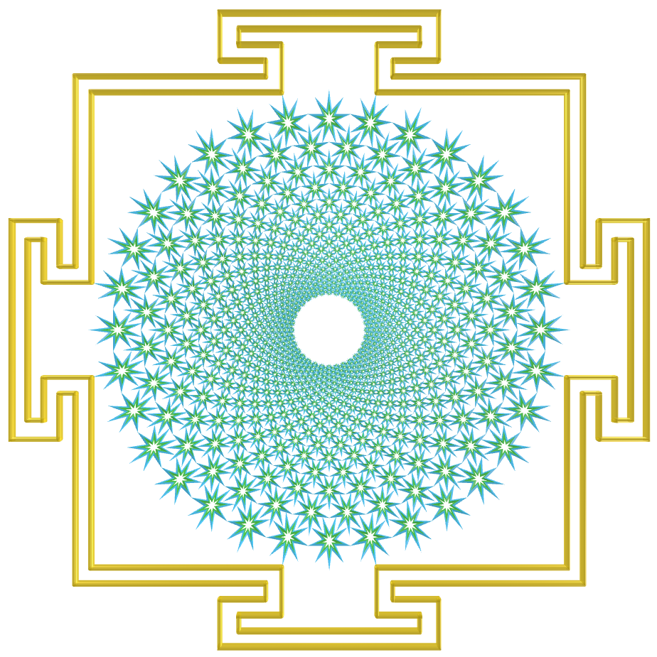 Sahasrara Yantra with regular tetragonal stellated toroids