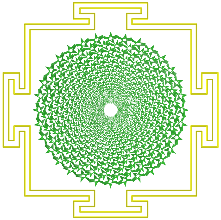 Sahasrara Yantra with hexagonal toroids