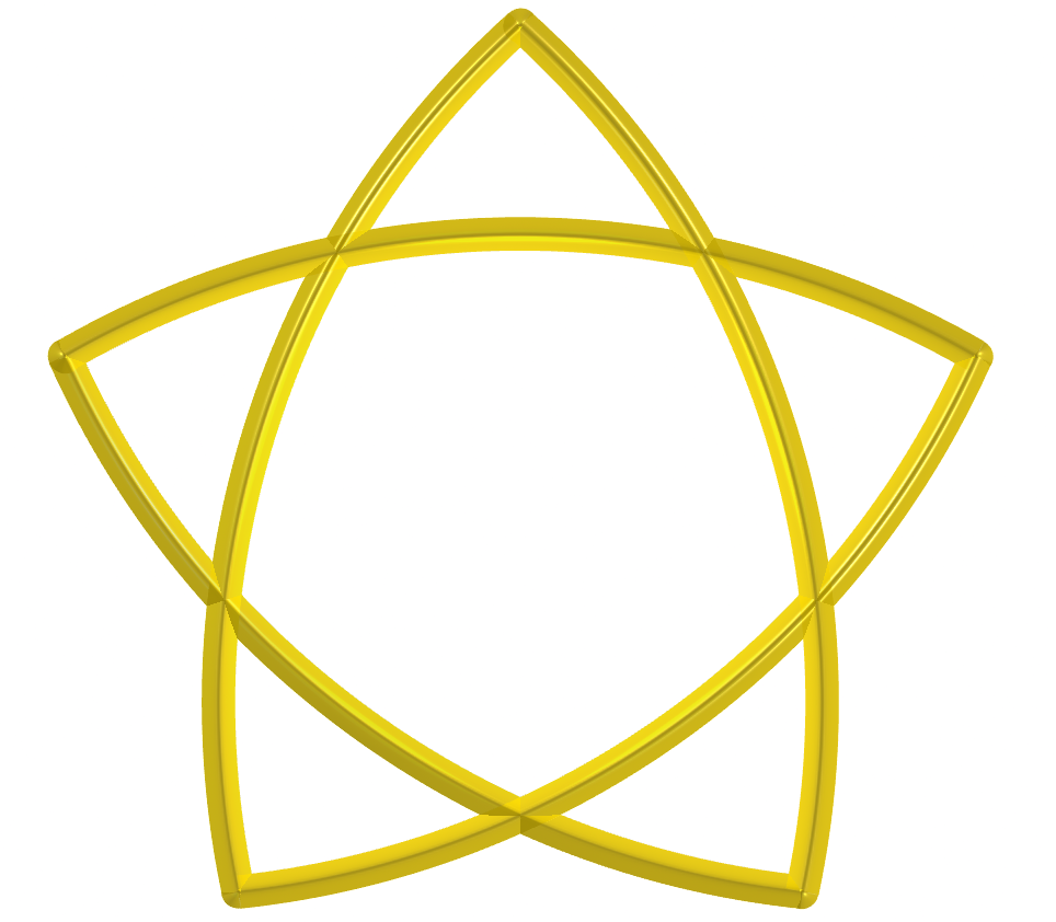 Curved Pentagram