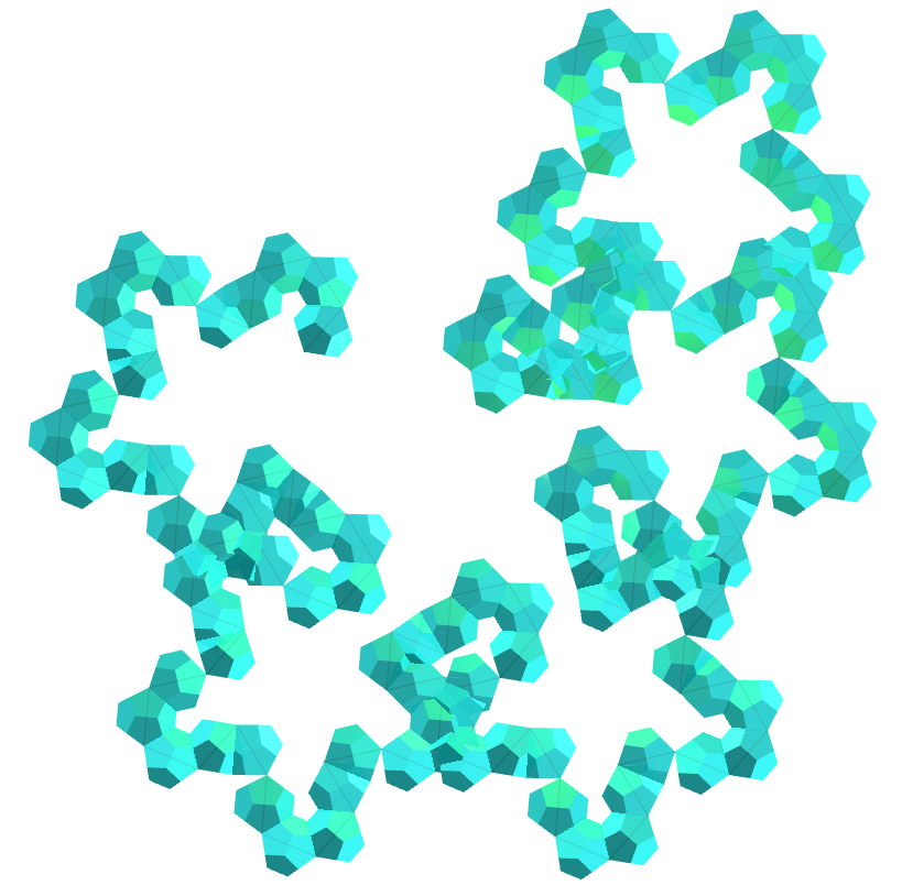 dodecahedron Cat curve fractal
