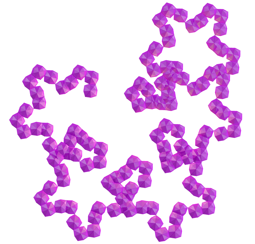 Disdyakis dodecahedron Cat curve fractal