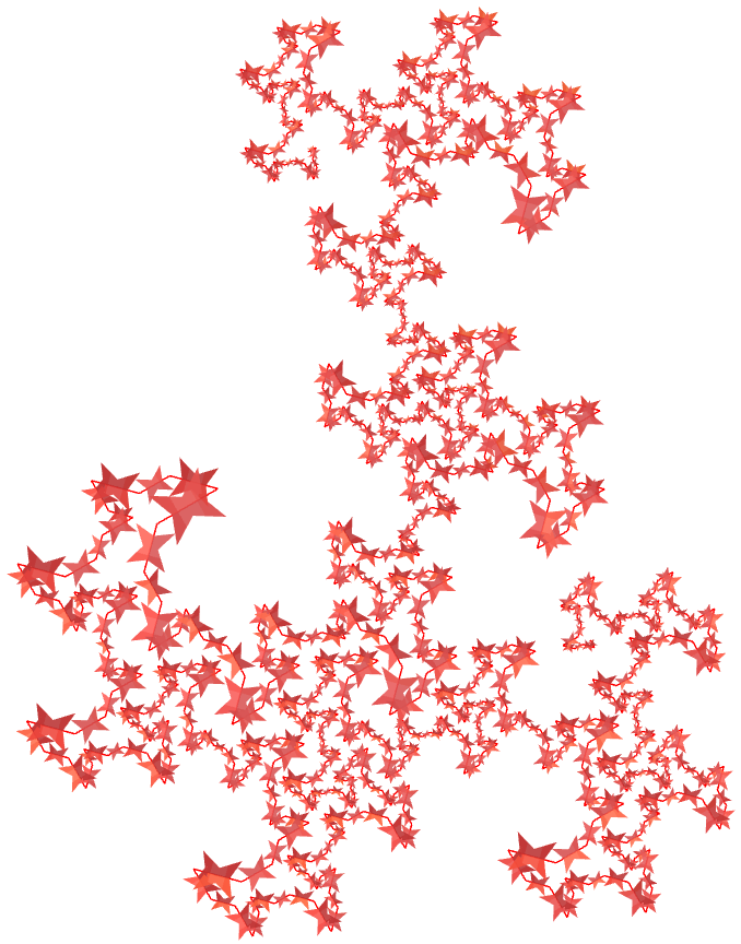 Concave Dodecahedron dragon of Eve fractal