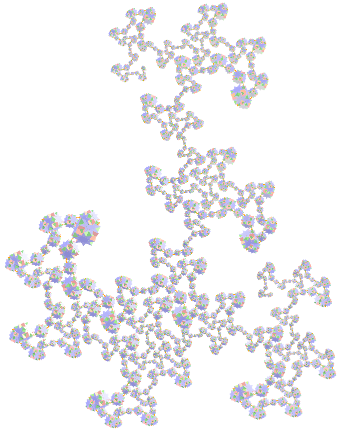 Great cubicuboctahedron dragon of Eve fractal