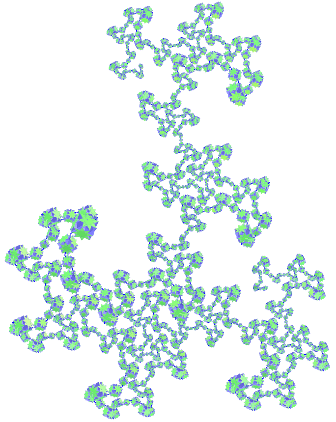 Great rhombihexahedron dragon of Eve fractal