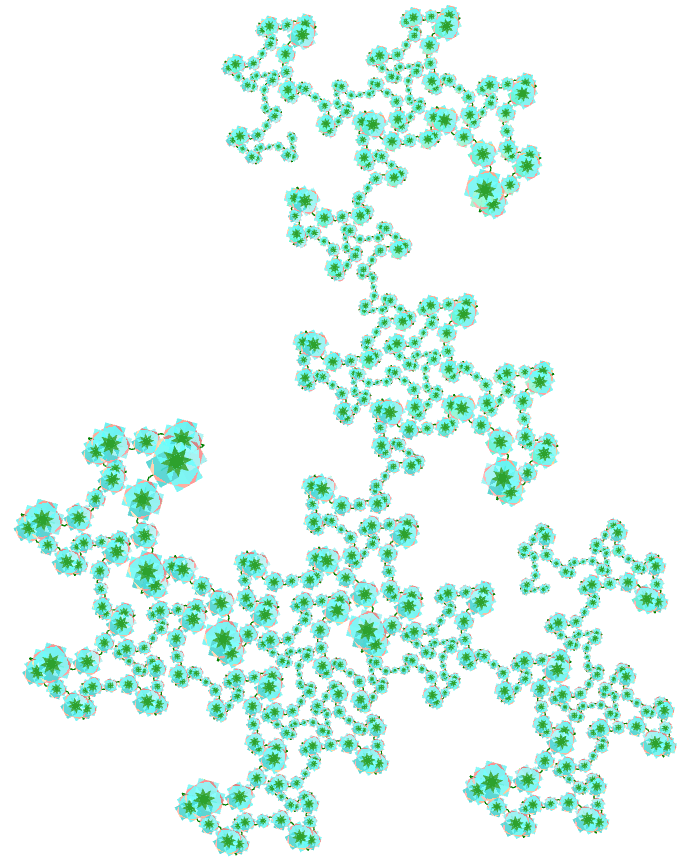 Great truncated cuboctahedron dragon of Eve fractal
