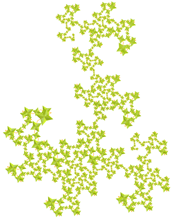 Great disdyakis dodecahedron dragon of Eve fractal