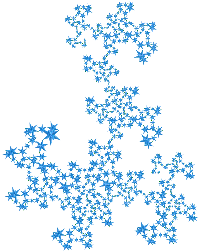 Medial disdyakis triacontahedron dragon of Eve fractal