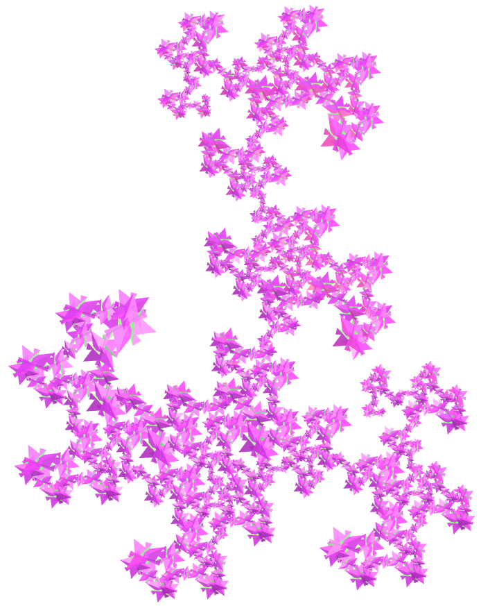 Klein map dragon of Eve fractal
