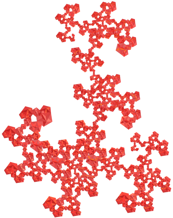 great dodecahedron dragon of Eve fractal