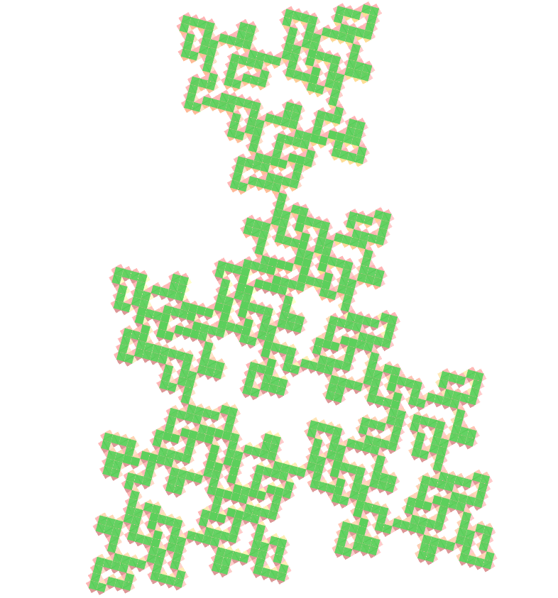 Cuboctahedron E.T. curve fractal