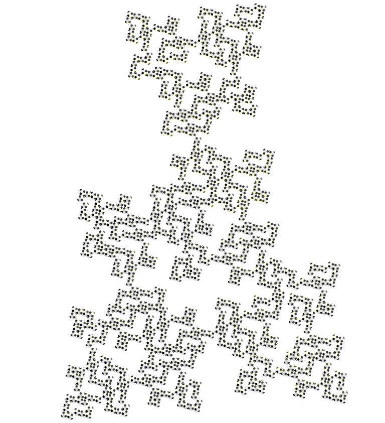 Truncated icosahedron E.T. curve fractal