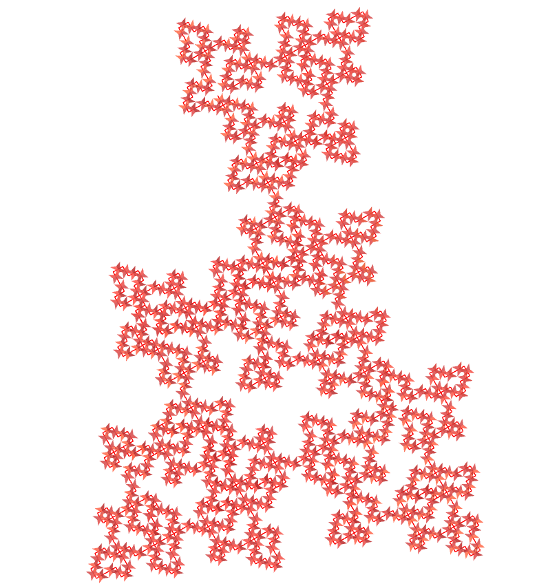 Concave Dodecahedron E.T. curve fractal