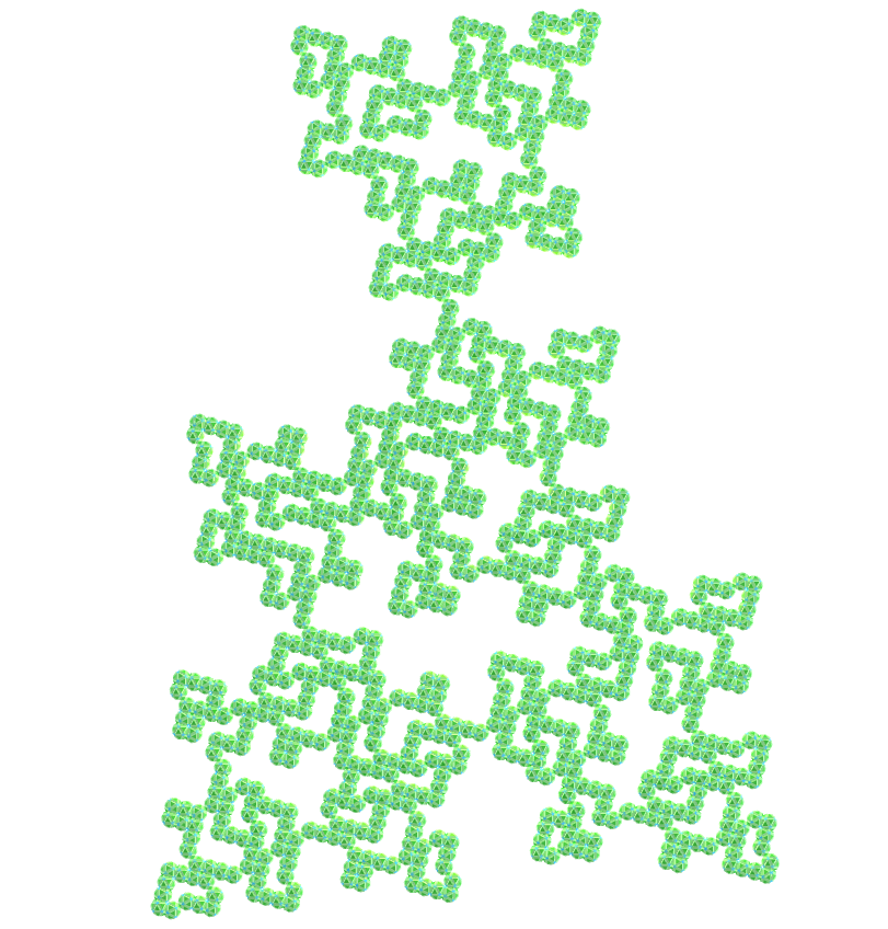 Small Icosicosidodecahedron E.T. curve fractal