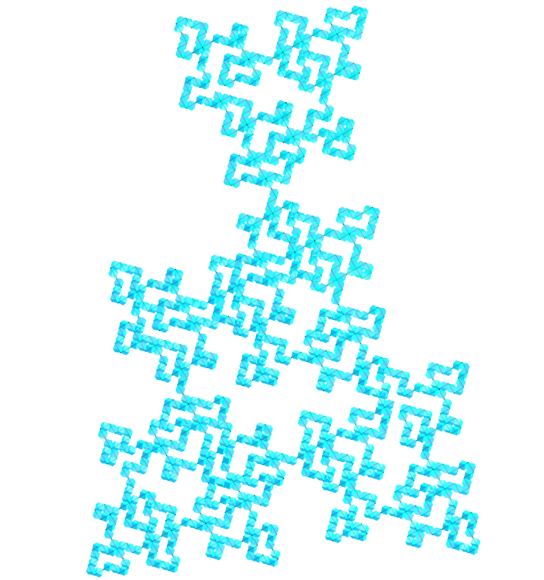 Cube E.T. curve fractal