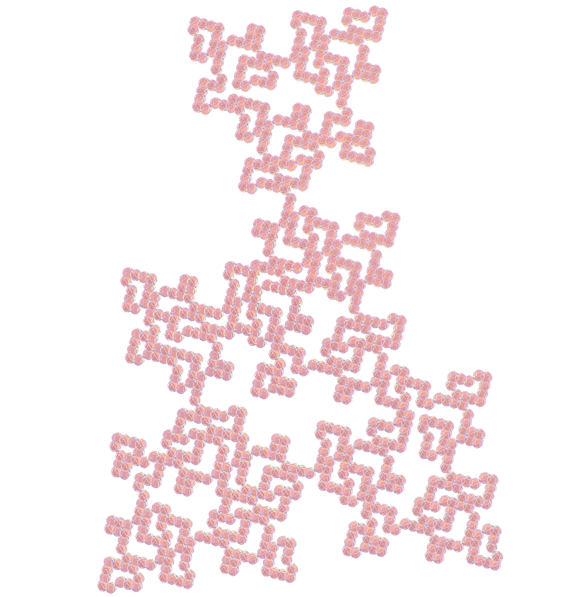 Small dodecicosahedron E.T. curve fractal