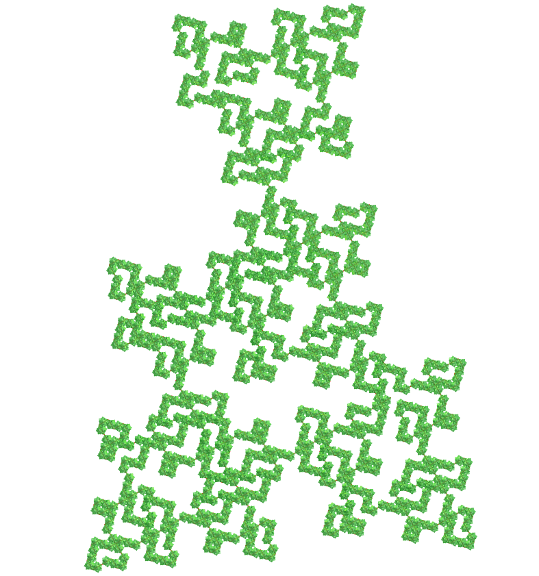 Rhombicosacron E.T. curve fractal