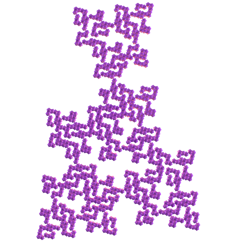 icosahedron E.T. curve fractal