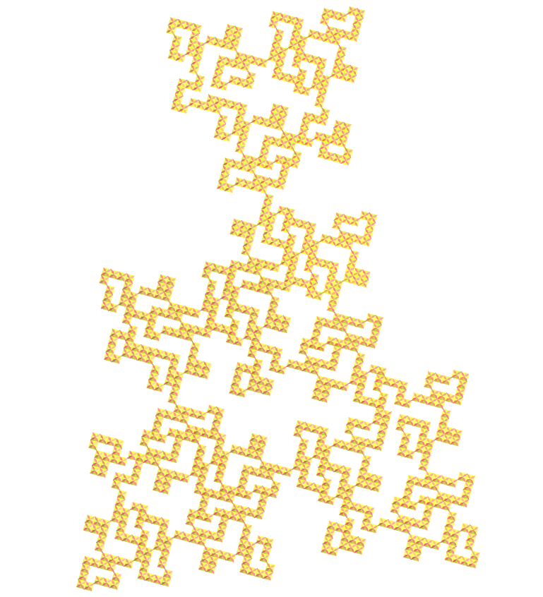 Joined truncated cube E.T. curve fractal