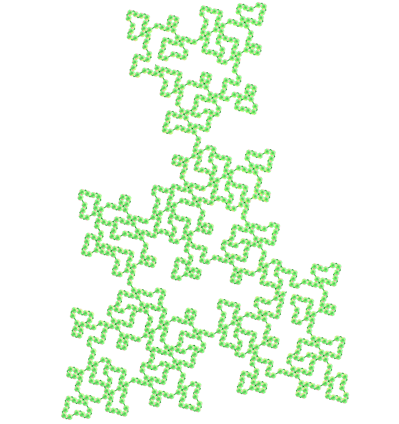 Rhombicuboctahedron E.T. curve fractal