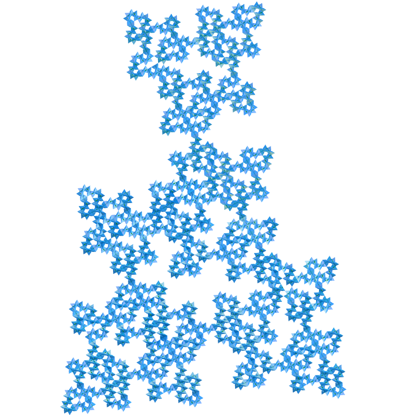 Heptagonal dodecahedron E.T. curve fractal