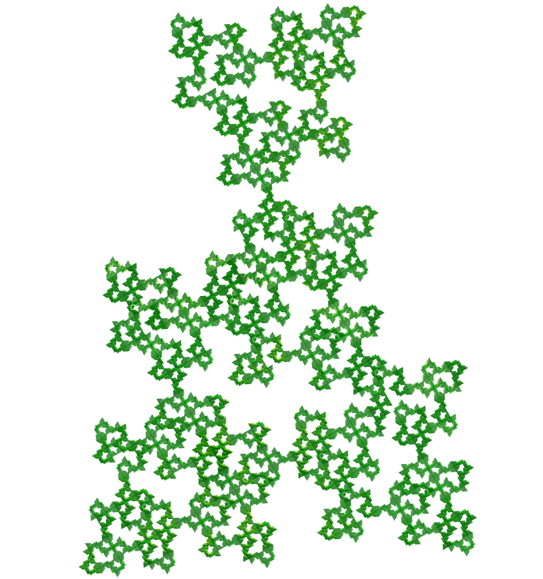Heptagonal dodecahedron E.T. curve fractal
