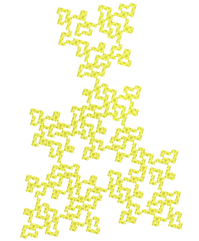 Regular map E.T. curve fractal