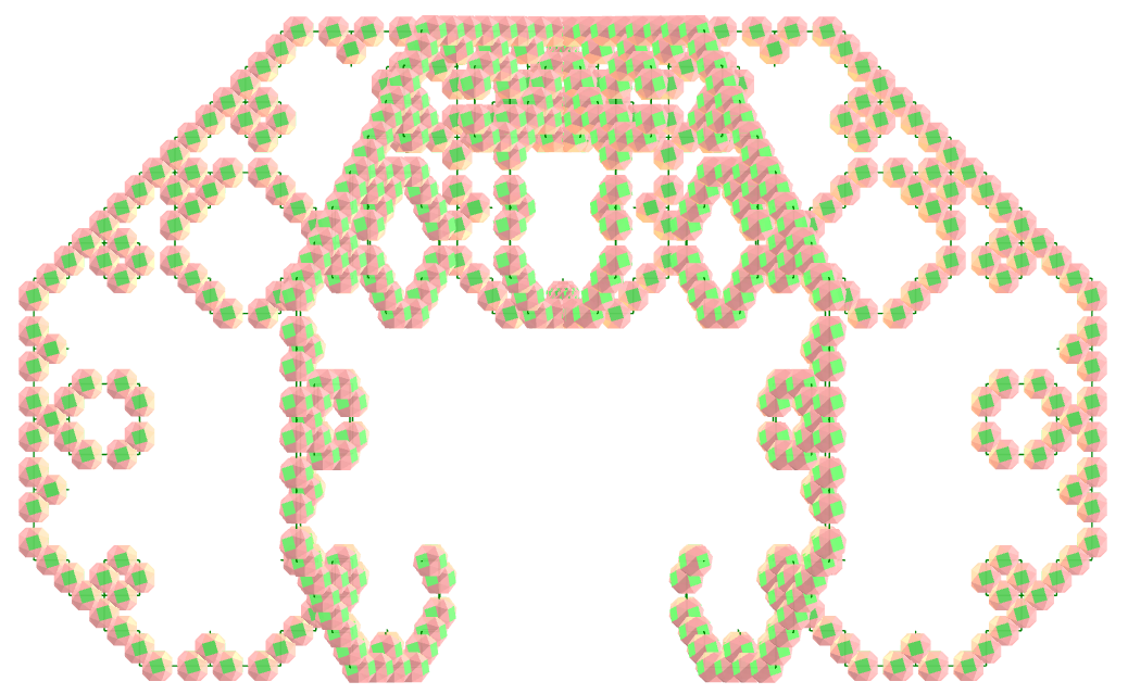Snub Cube Lévy curve fractal