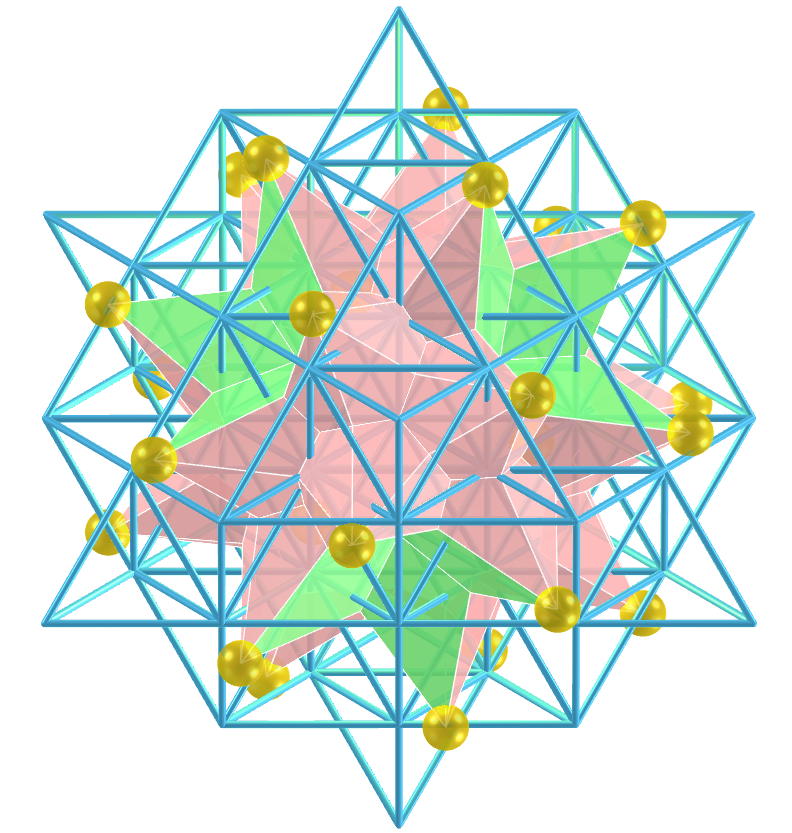 Grid of life - Snub Cube kites