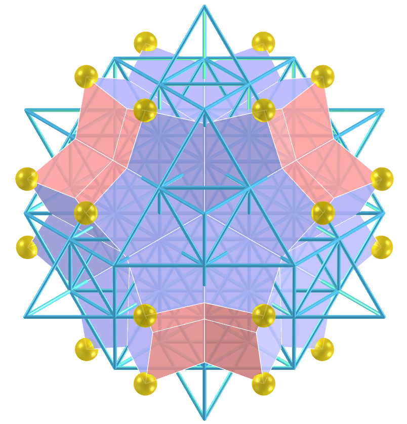 Grid of life - Truncated Octahedron kites
