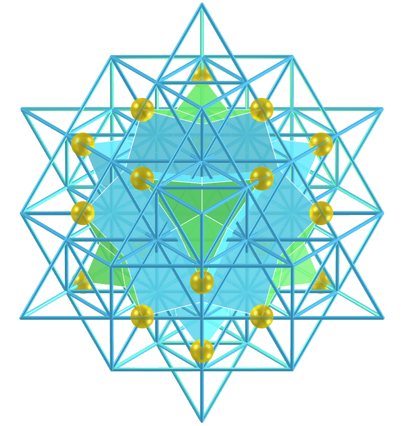 Grid of Life - Truncated Stellated Tetrahedron kites