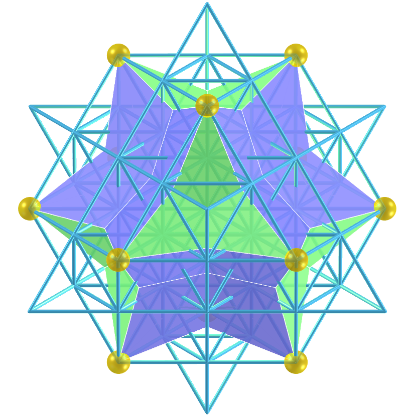 Grid of life - Cuboctahedron kites