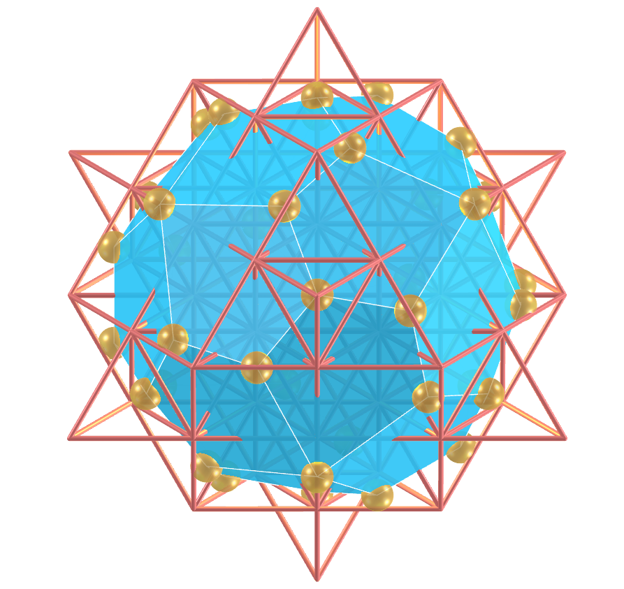 Grid of life - Pentagonal Icositetrahedron