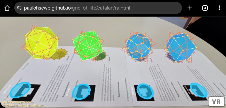 Augmented Reality to Grid of Life