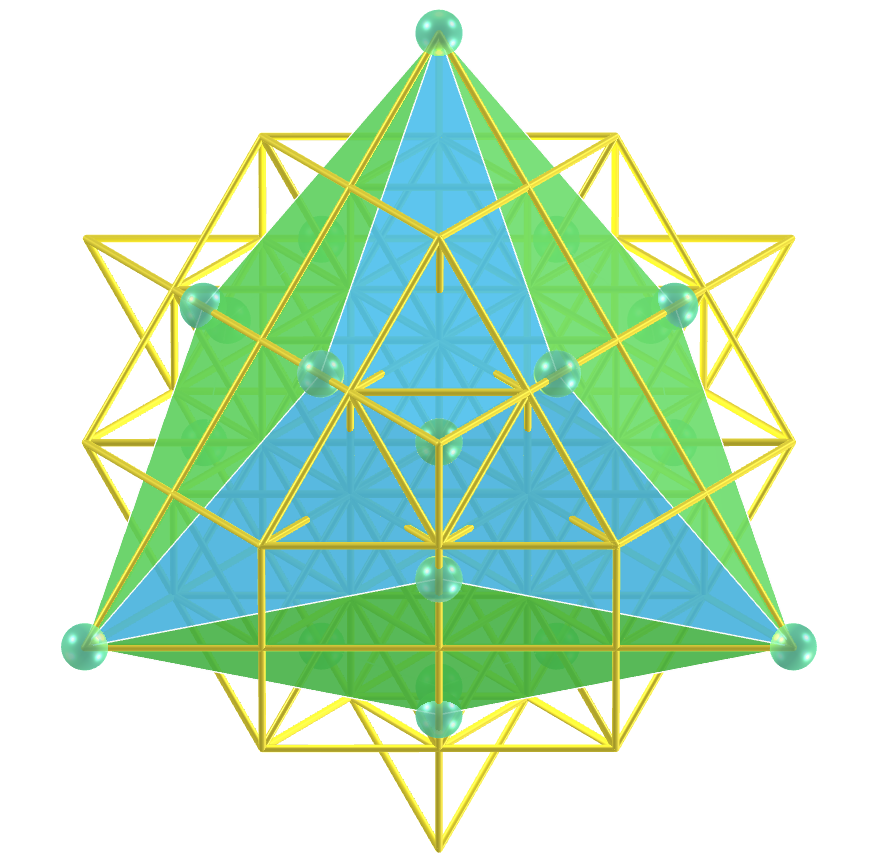 Grid of life - Joined Truncated Tetrahedron