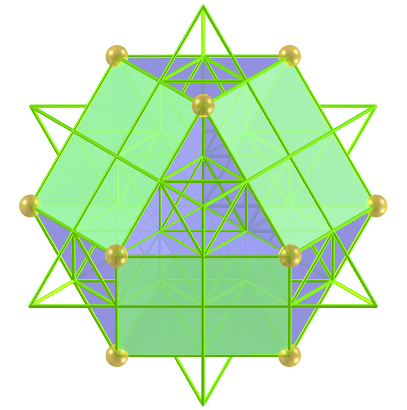 Grid of life - Cubohemioctahedron