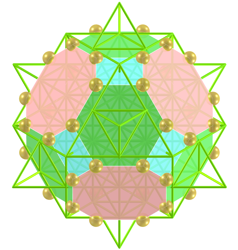 Grid of life - Escher dual solid
