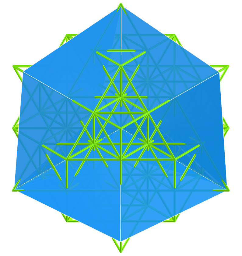 Grid of life - Möbius deltahedron